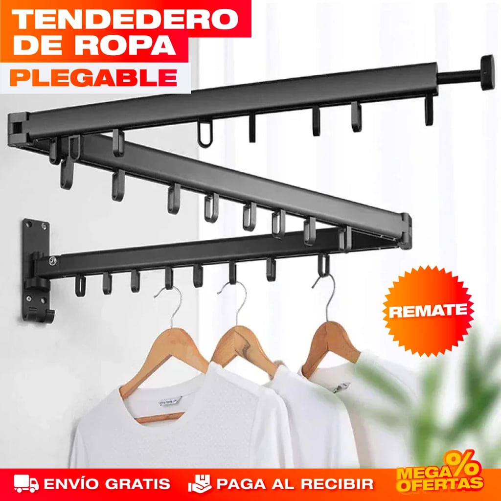 GANCHO TENDEDERO RETRÁCTIL EM ALUMÍNIO (Alta Calidad) ✔️