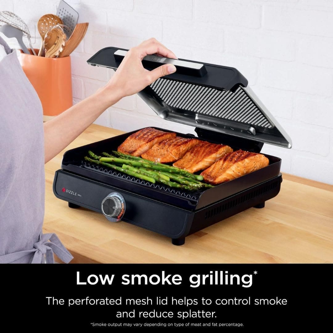 Ninja Sizzle GR 100 – Parrilla de interior sin humo