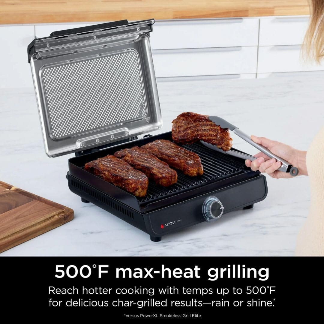 Ninja Sizzle GR 100 – Parrilla de interior sin humo
