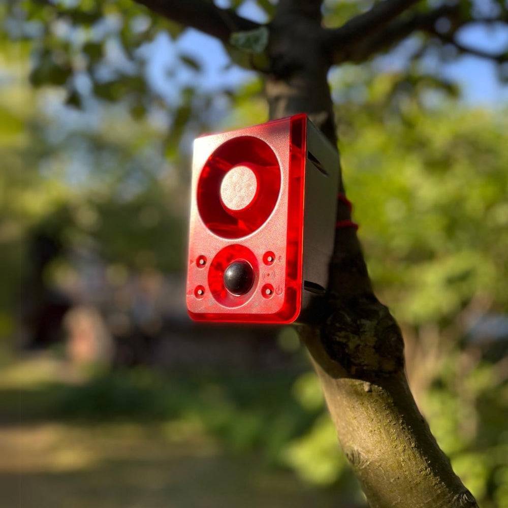 HULPPRE Alarme Solar Exterior 130dB – Sensor de Movimento e Luz Estroboscópica