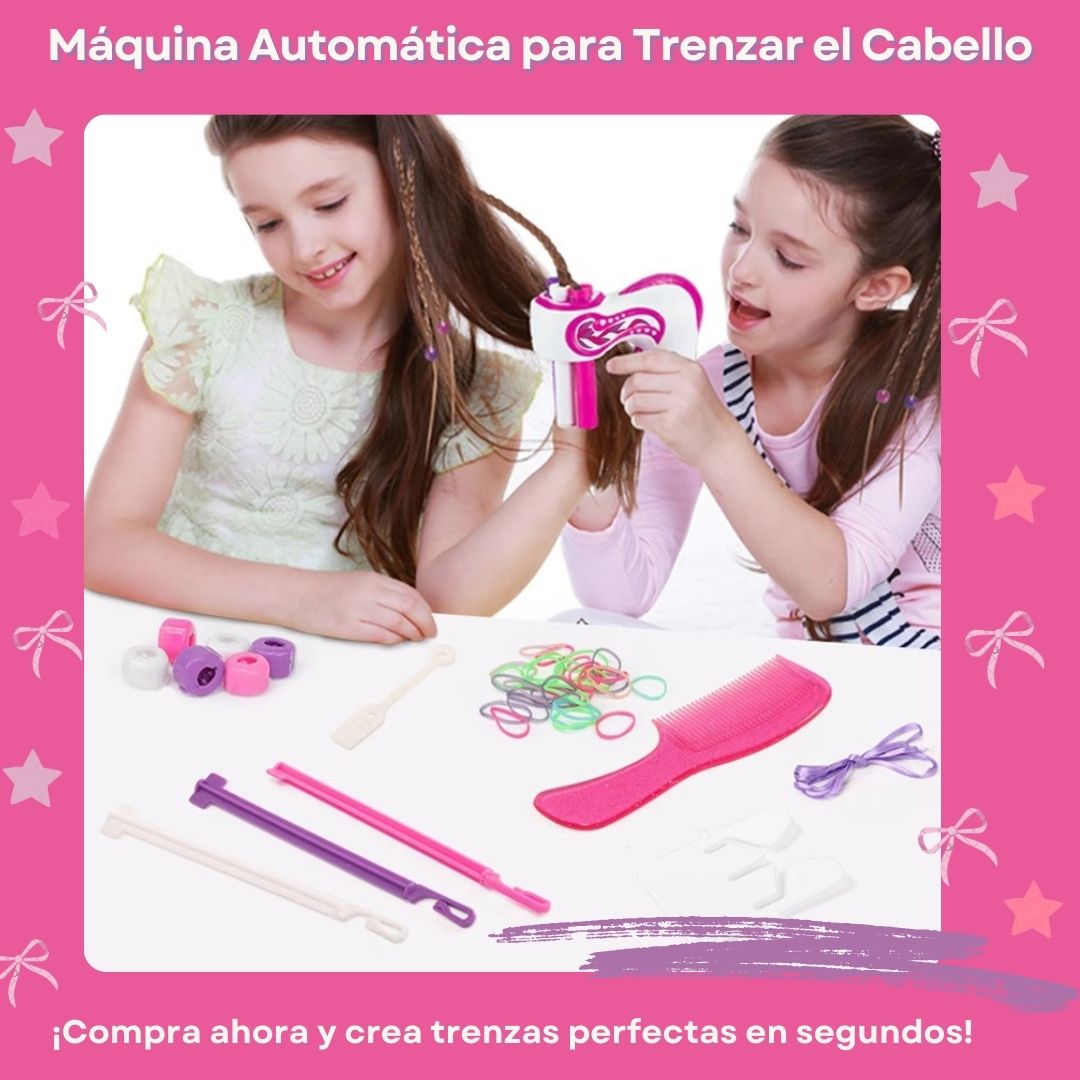 Máquina automática para trenzar el cabello ¡Crea peinados en segundos!