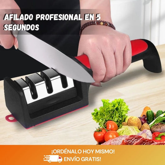 Afilador de Cuchillos 3 en 1 – Rápido y Eficaz