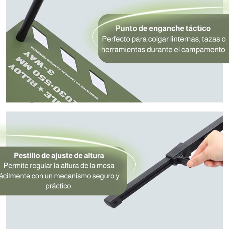 🏕️🌄 Mesa de Campismo Plegável – Resistente, Compacta e Lista para Todo o