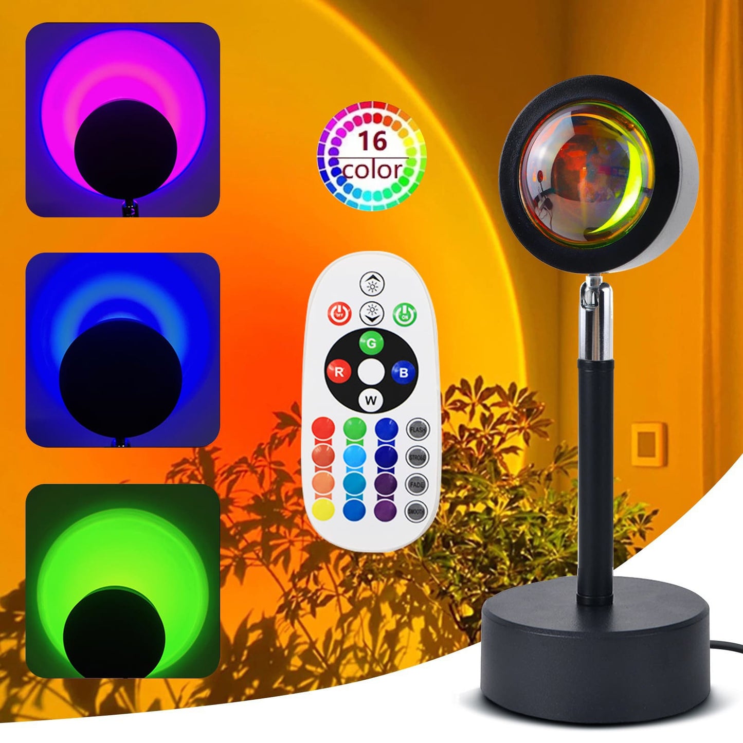 Tacopet Lámpara Proyector de Atardecer LED