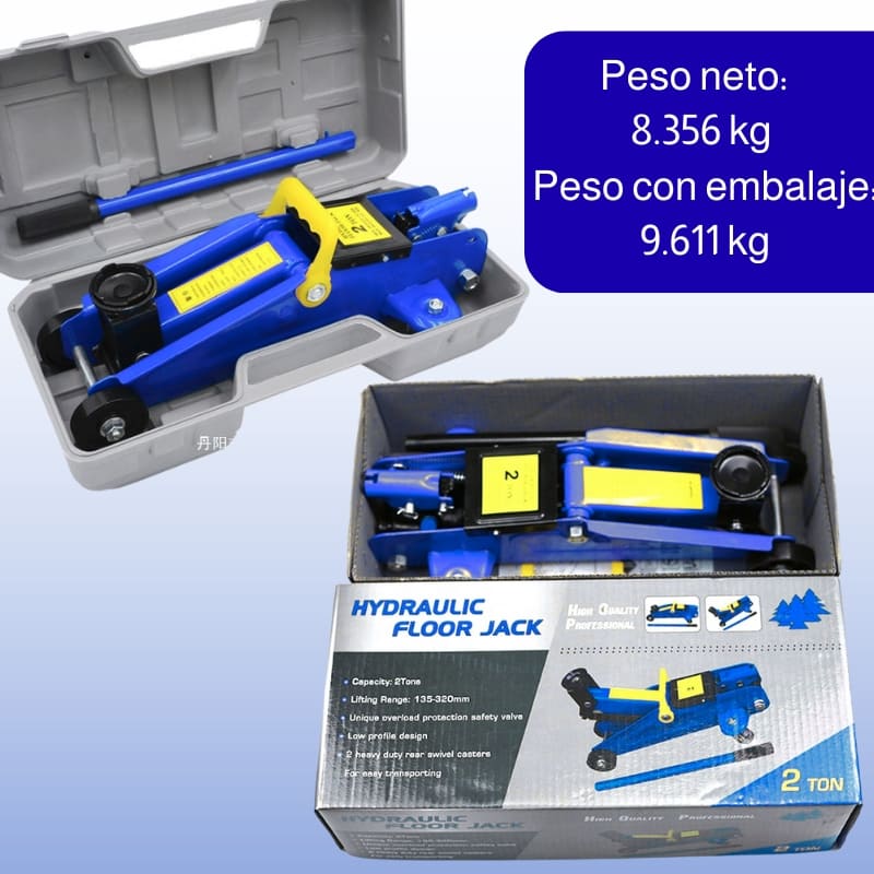 🔧 Gato hidráulico profesional de 2 toneladas – Rendimiento potente y 🛠️ diseño práctico para 🚗 cambiar neumáticos con ⚠️ seguridad y ✅ facilidad