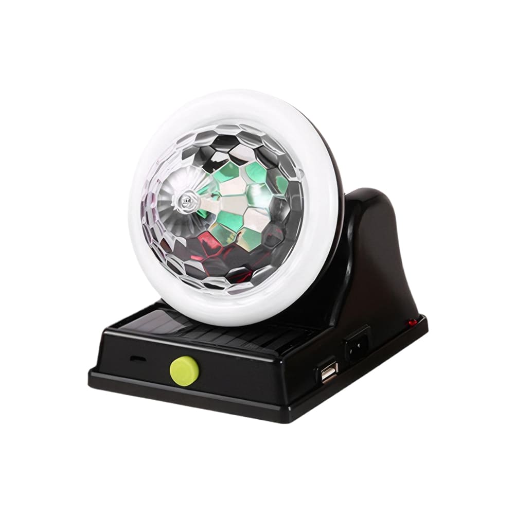 Luz Mágica de Disco RGB – Bola Giratoria con Detección de Movimiento