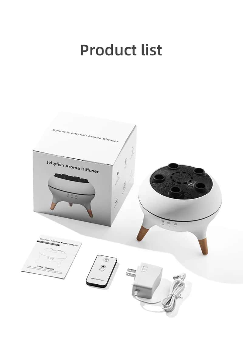Dynamic Jellyfish – Humidificador 250ml con Aromaterapia y LED