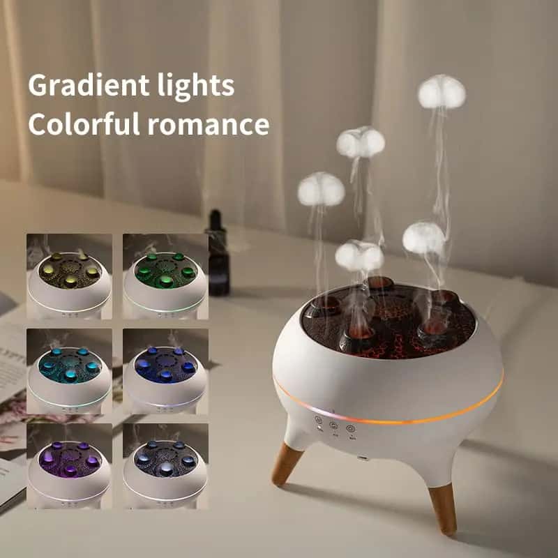Dynamic Jellyfish – Humidificador 250ml con Aromaterapia y LED