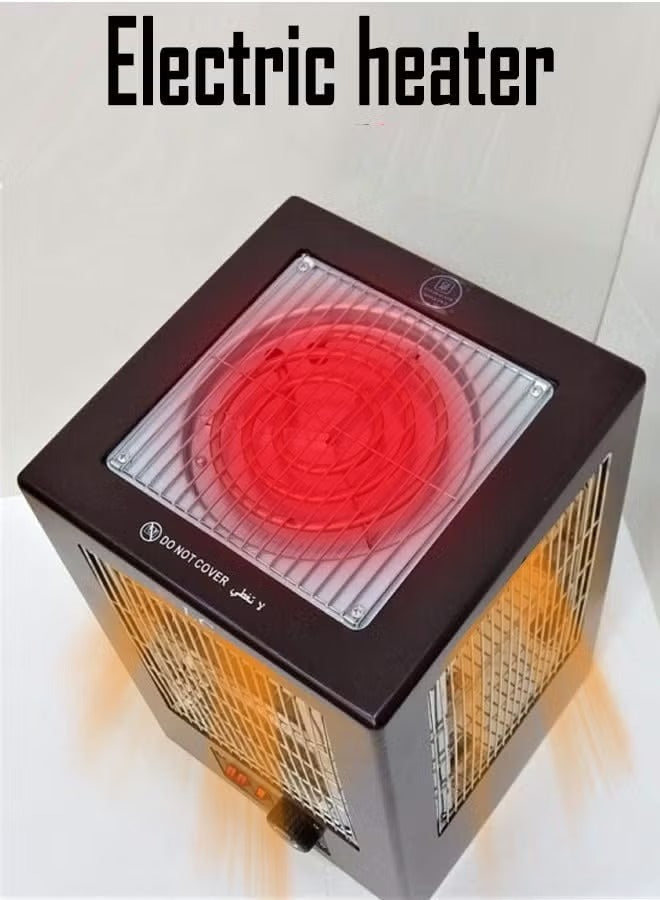 Chimenea Eléctrica 4 en 1 con Parrilla 360°