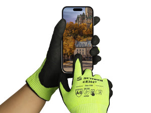 Schwer – 2 Pares de Guantes Resistentes a Cortes ANSI A6
