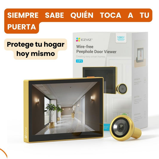 🔒 EZVIZ CP2 – Mirilla Digital con Pantalla 4,3'' y Cámara 1080P WiFi