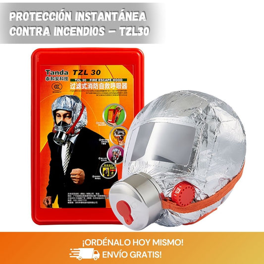 Máscara de Escape de Incendios TZL30 – Protección Vital en Situaciones de Emergencia
