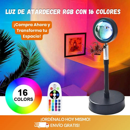 Tacopet Lámpara Proyector de Atardecer LED