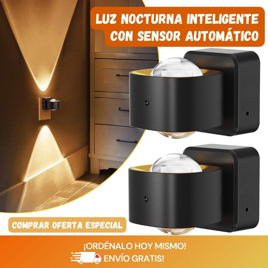 Pack de 4 Luces Nocturnas LED UP&DOWN con Sensor Inteligente