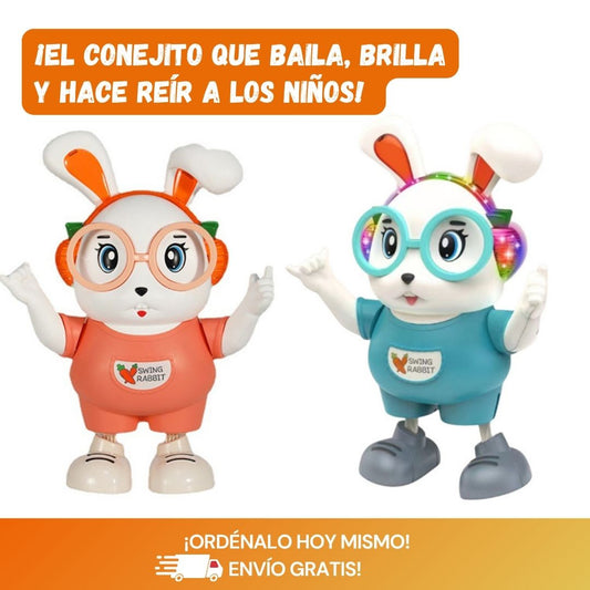 Conejito Bailarín Musical – Diversión, Luz y Movimiento para Niños