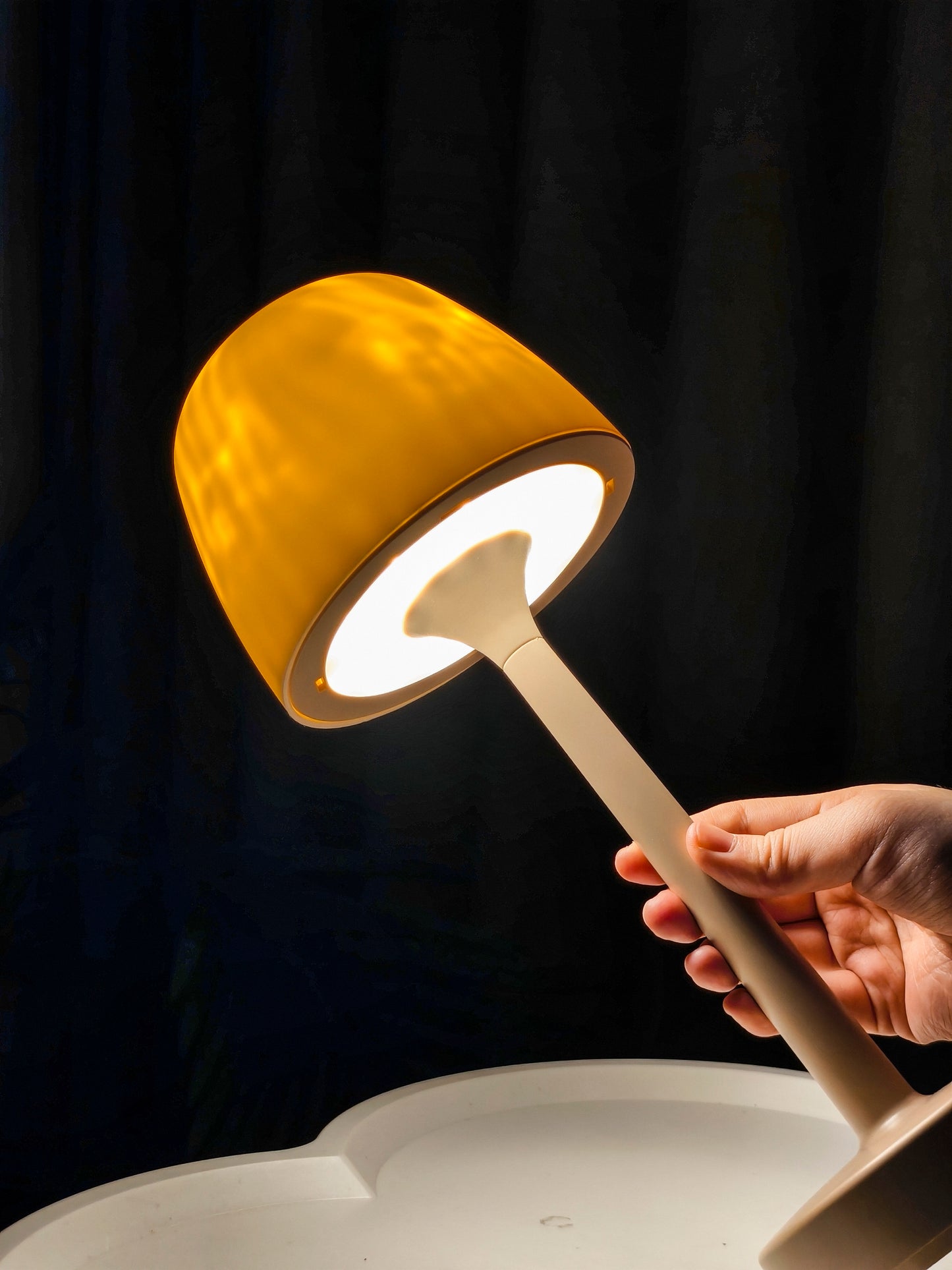 Candeeiro de Mesa RGB Inalámbrica - Projetor de Olas del Océano