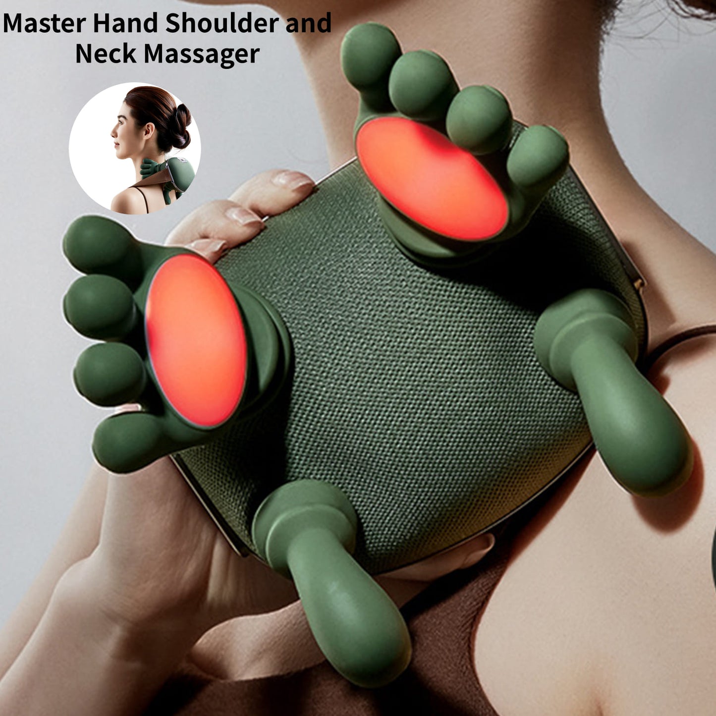 Masajeador Cervical 4D N7 Master Hand con Calor