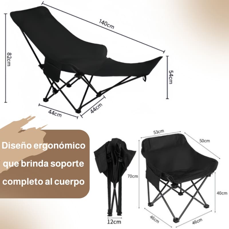 🪑 Cadeira de campismo de luxo – design multiposição para uma comodidade inigualável em qualquer lugar 🌄