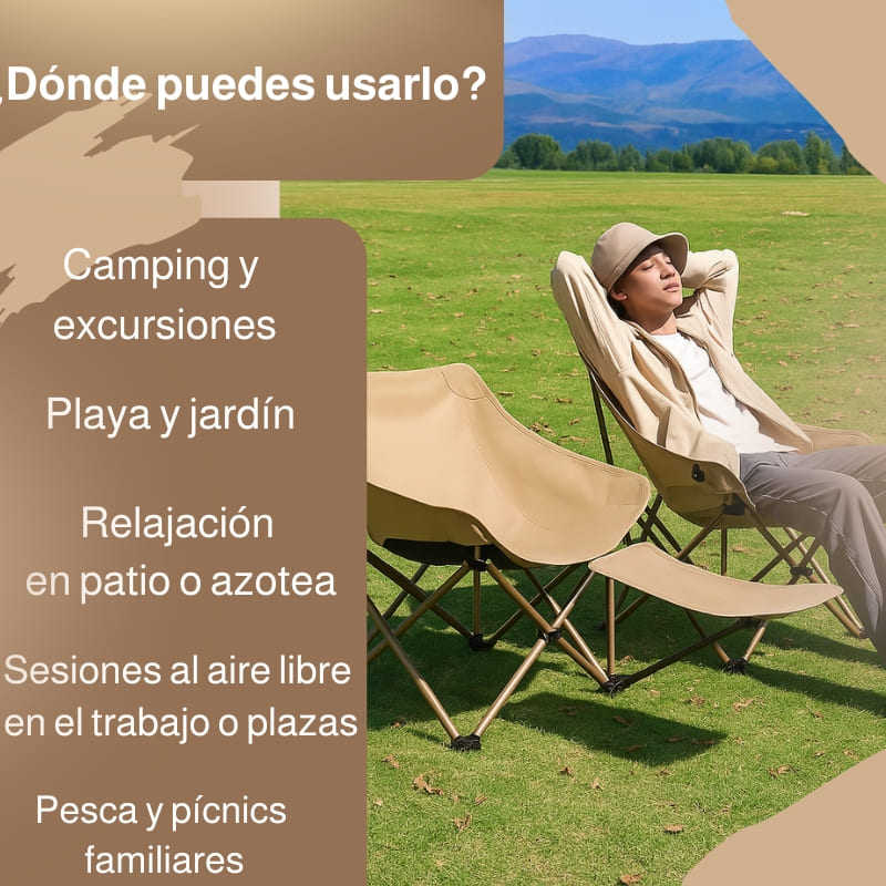 🪑 Cadeira de campismo de luxo – design multiposição para uma comodidade inigualável em qualquer lugar 🌄