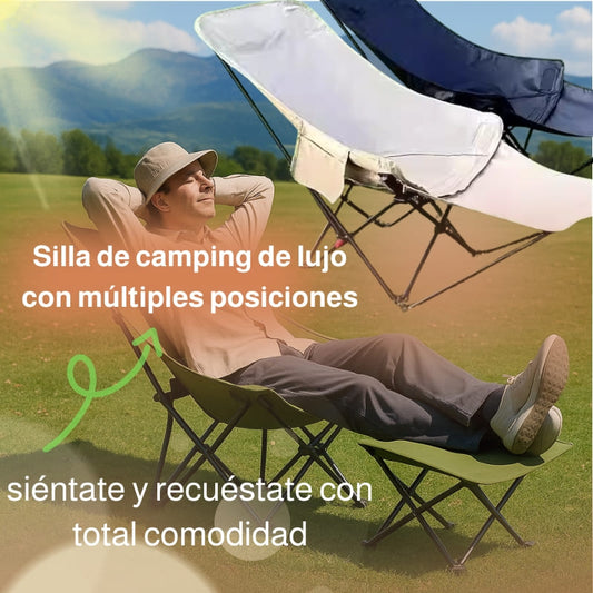 🪑 Cadeira de campismo de luxo – design multiposição para uma comodidade inigualável em qualquer lugar 🌄